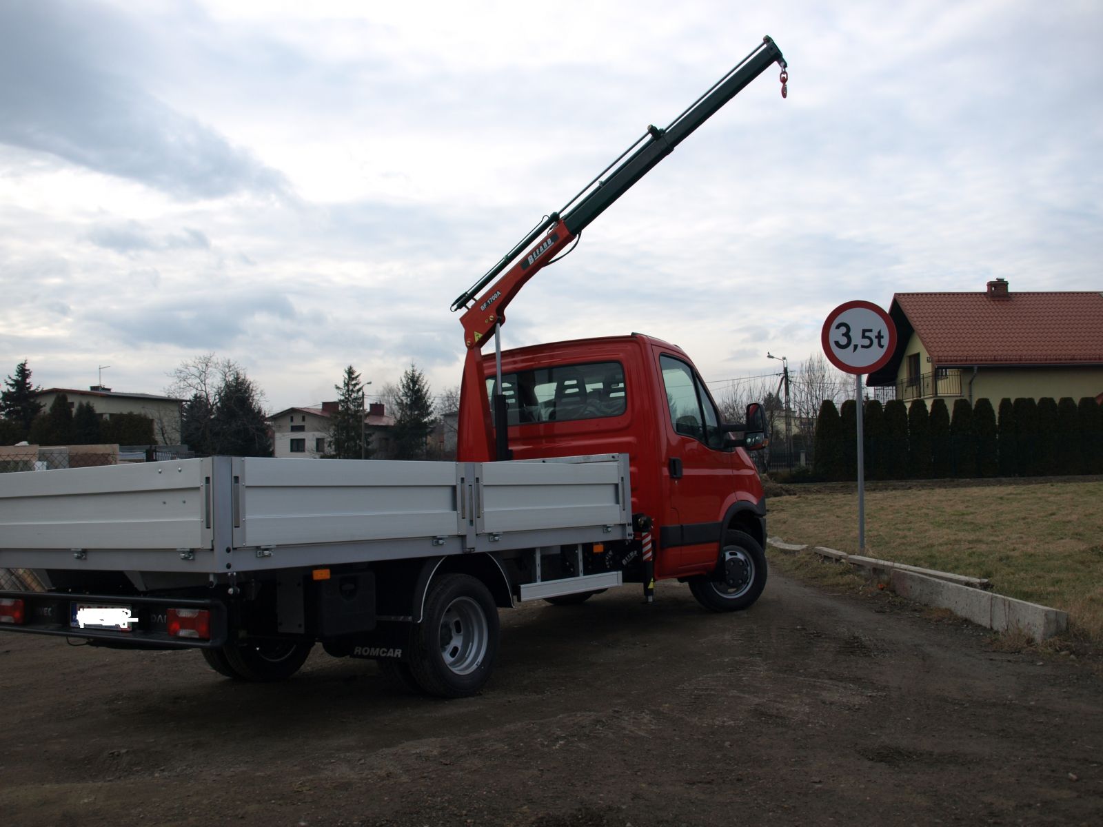 żuraw hds befard na iveco